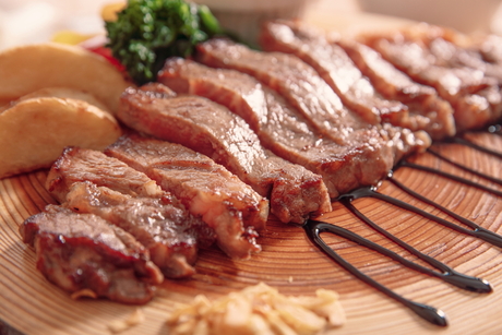 さめうら荘ステーキ